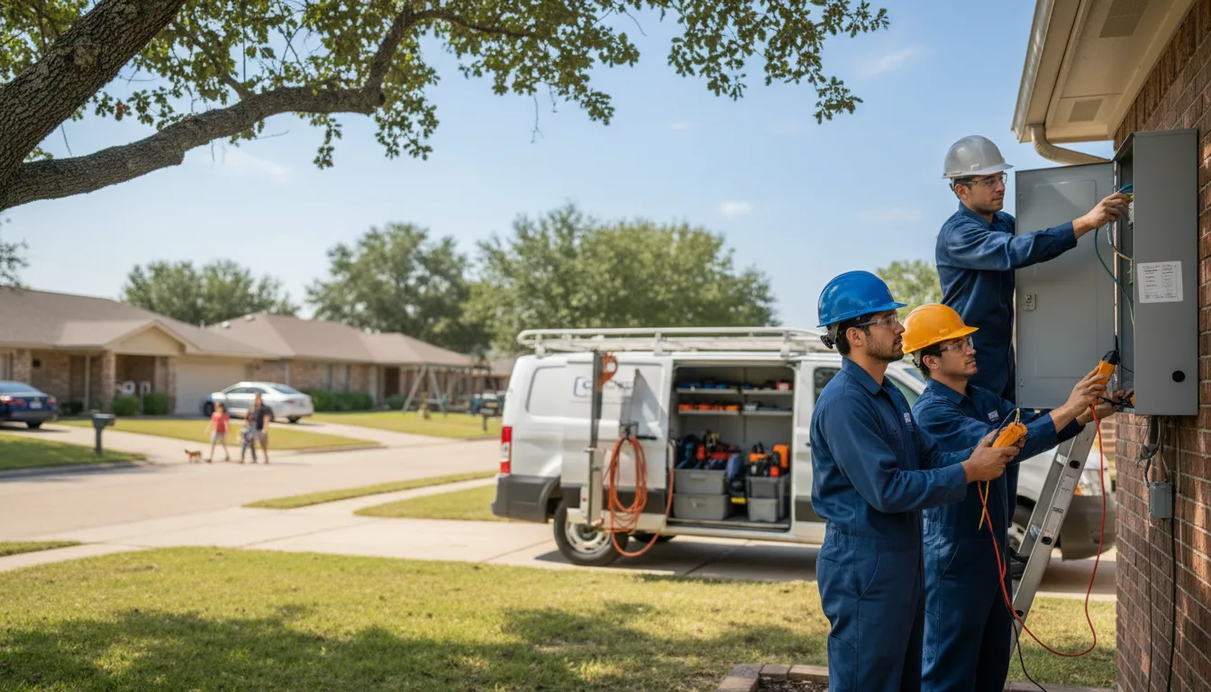 Certified electrician providing emergency electrical services in Rush, CO